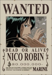 "Teufelsmädchen" Nico RobinNico Robins zweites Kopfgeld